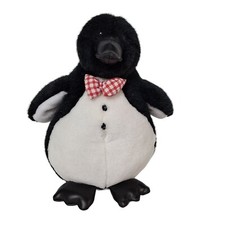 Vtg Dakin Applause Christmas Singing Emperor Penguin Plush Stuffed Animal 10"