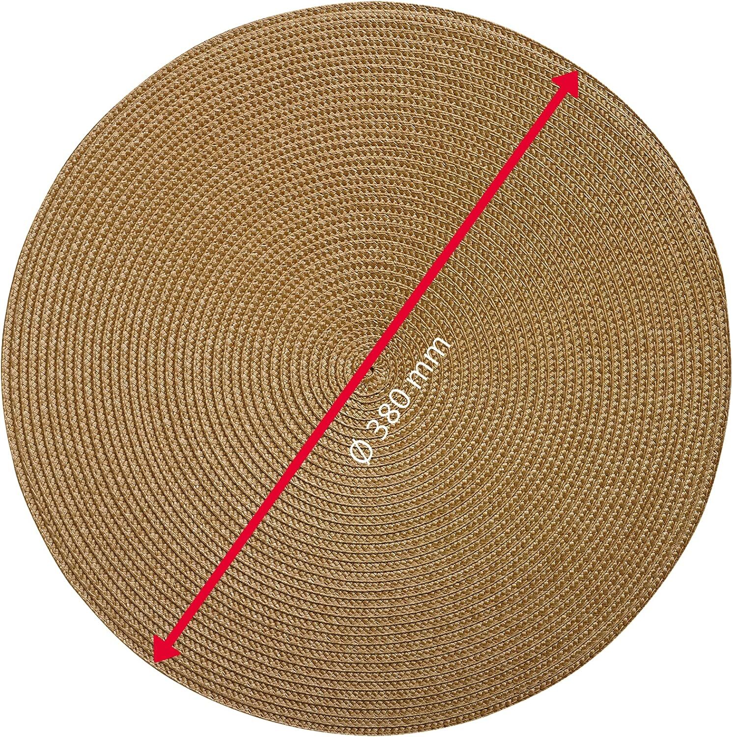 Thumbnail - Westmark Tischsets/platzsets, 4 Stück, Ø 38 Cm, Polypropylen,