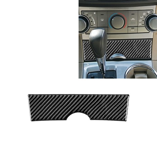 Auto Repair Parts] 2Pcs/Set Black Carbon Fiber Car Interior Console AC