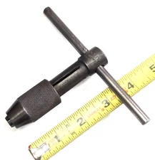 Vintage T-Handle Tap Wrench Machinist Tool Vermont Made In USA  No. 333