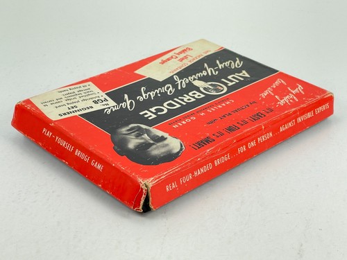 Vintage 1958 Bridge Autobridge Card Playing Game Play Yourself Manuals Cards USA - Picture 13 of 14
