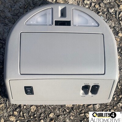 Nissan Armada QX56 2004-07 Front Overhead Map Light Console Compartment Gray OEM