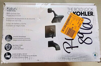 #ad Kohler Katun K R78040 4E Shower Faucet Matte Black $138.90