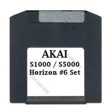 Akai S1000 / S5000 100MB ZIP Disk Disk Horizon #6 Set