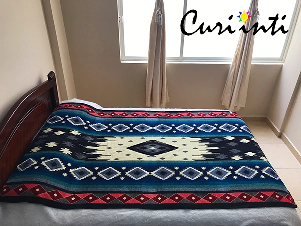 WHOLESALE LOT OF 20 ALPACA BLANKETS WITH ANDEAN DESIGN FOR KIDS 77