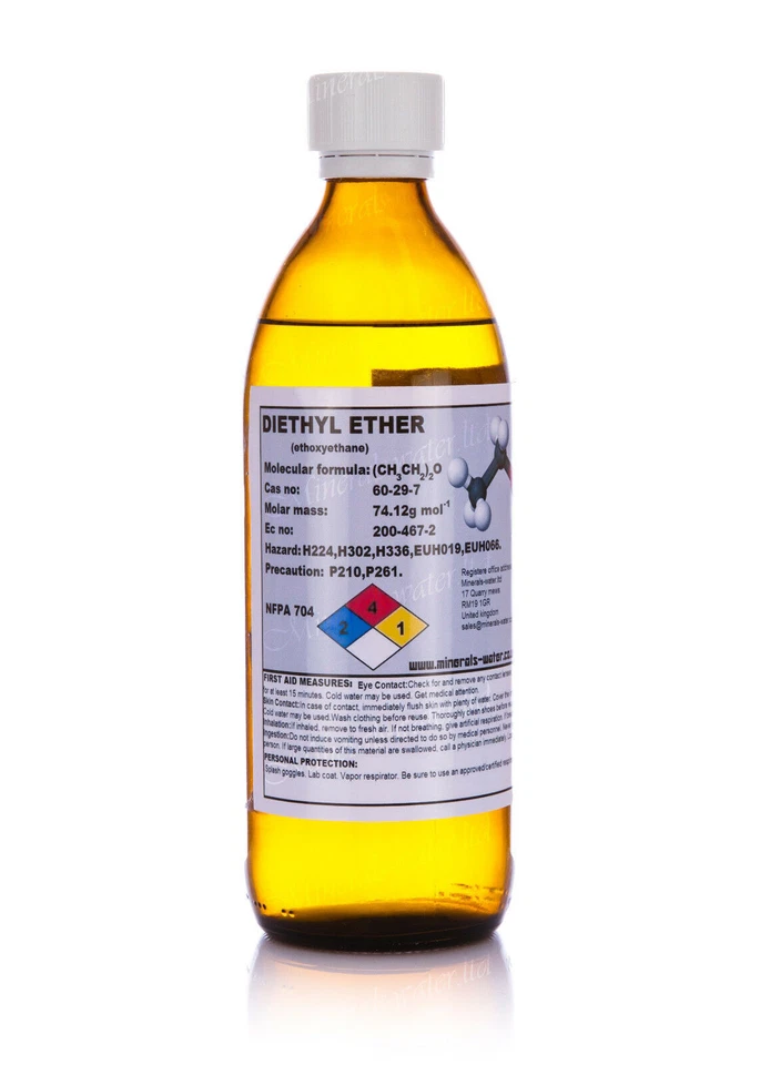 DIETHYL ETHER PURE 100% 50ml-2L engine start solvent model engine fuel FREE P&P - Image 2 of 2