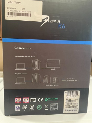 Promise Technology Pegasus R6 Thunderbolt RAID DISKLESS - Picture 4 of 6