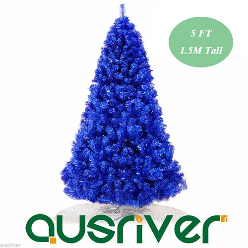 5FT/1.5M/150CM Christmas Trees Green/White/Pinecone/Pink/Black/Blue/Fibre Optic - Picture 14 of 21