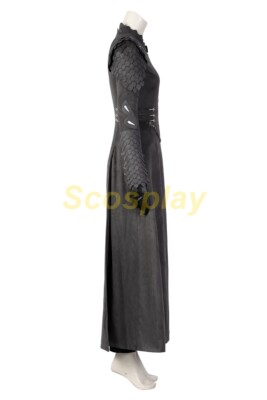Waslary Rhaenyra Targaryen cosplay prinsessenjurk, middeleeuws kostuum, dames, zwarte jurk met cape, Halloween-set, stijl 1, M