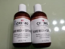   Cremo Beard & Wash + Softener Vanilla 6 Oz 2Bottles Nice Deal New
