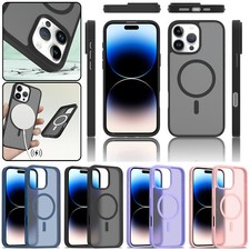 For iPhone 16E Skin-Feel Magnetic Case Shockproof Slim Translucent Phone Cover