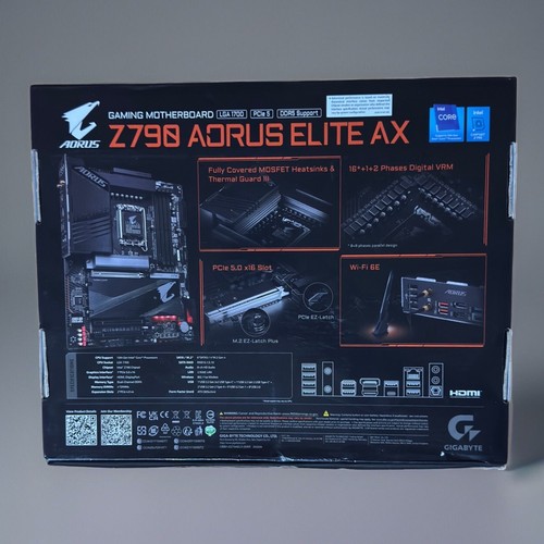 GIGABYTE Z790 AORUS ELITE AX LGA 1700 -READ DESCRIPTION - Picture 6 of 20