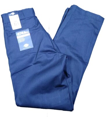 Dickies Men's 874 Black Classic Original Fit Uniform Work Pants NWT Size  32x34 | eBay