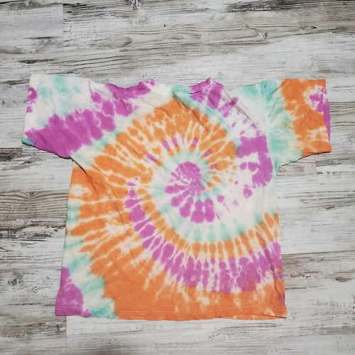 Tye Dye Spiral Shirt Size Medium Bob Harrison Kitten 😸 Shirt Cat Shirt - Picture 4 of 4