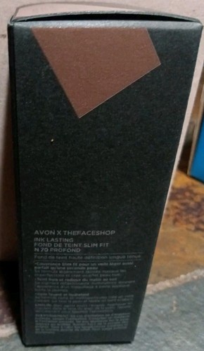 Avon X Face Shop Ink Lastng Liquid Foundation N70 DEEP Lot of 4-1oz Slim Fit NEW - Picture 5 of 6