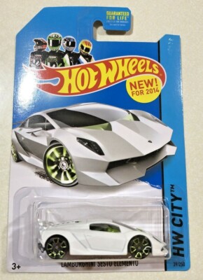 2014 Hot Wheels Lamborghini Sesto Elemento White VHTF | eBay