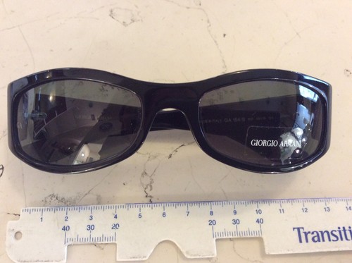 Giorgio Armani GA 154/S 807 occhiale sole nuovo celluloide nero lente  verdegrey | eBay