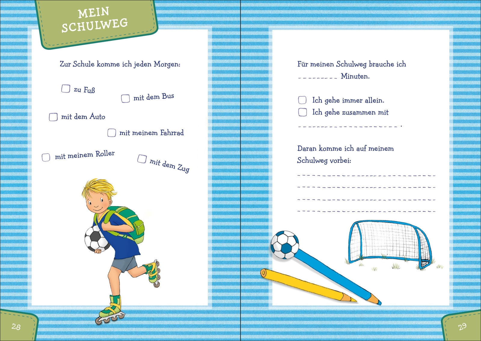 Thumbnail - Mein Erster Schultag - Fußball Steffi Wöhner Buch Eintragbücher 48 S.