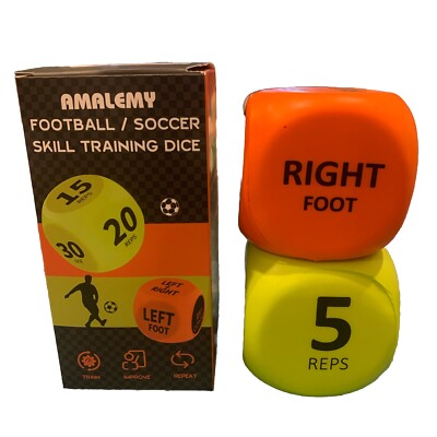 SKILL BLOX Fußball Keepy Up Trainingswürfel (2 Stück) - Fußball Geschenke für Jungen