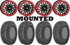 Kit 4 GBC Parallax 35x10-15 on High Lifter HL23 Beadlock Matte Black Red 1KXP
