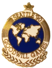 Goodwill Games Seattle 1990 Lapel Pin