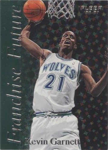 1996-97 Fleer Ultra Kevin Garnett SSP Platinum Medallion SP Card