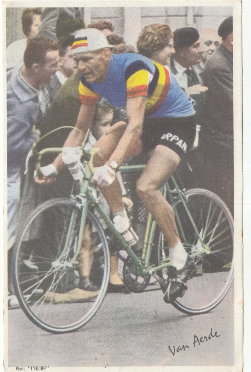 Photo Miroir Sprint Vintage – Tour De France 1960 – Coureur Van Aerde