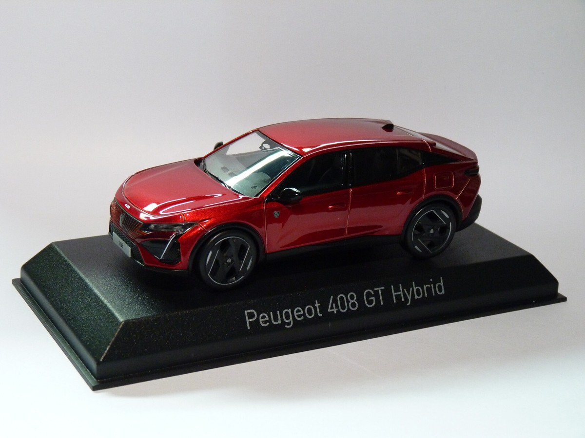 Peugeot 408 GT Hybrid 2023 Red Elixir at 1/43 Norev 474811 | eBay
