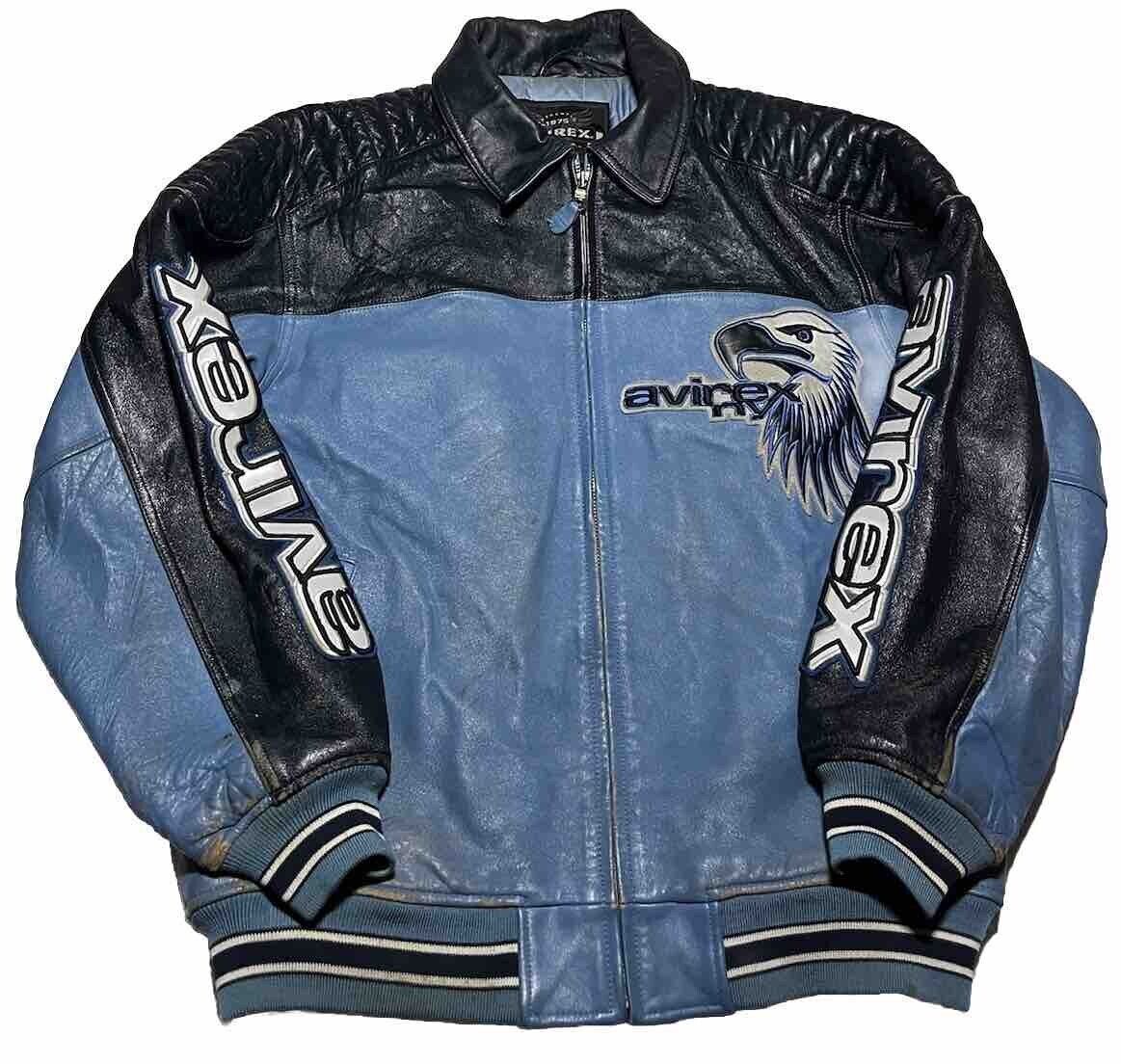 Vintage Avirex Varsity Leather Jacket XL Y2k Hip Hop AL9 | eBay Vintage Avirex Varsity Leather Jacket XL Y2k Hip Hop AL9 | eBay