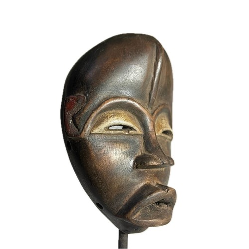 Maschera africana della tribù Dan si chiama maschera Gunye Ge scolpita a mano-660 - Foto 2 di 24