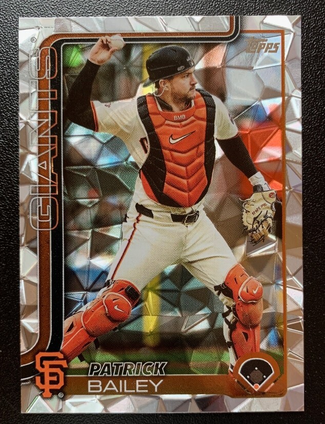2025 Topps Patrick Bailey #70 Diamante Foil SP🔥Giants Catcher Parallel