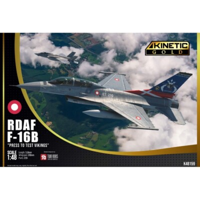 Kinetic #K48159 1/48 F-16B Press to test Vikings-DENMARK-RDAF
