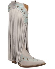 Dingo Women's Women'S Tequila Sunrise Fringe Western Boot Snip Toe -