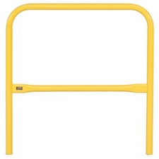 Global Industrial 36"L Pedestrian Barrier Steel Yellow