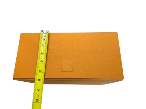 Authenic Louis Vuitton Empty Gift Storage Box w Ribbon & Paper Shopping Bag - Imagen 18 de 21