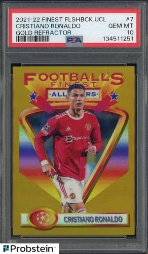 2021 Topps Finest Cristiano Ronaldo Refractor