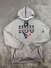 Houston Texans NFL Team Apparel Gray Pullover Hoodie Men  s Large L