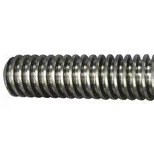 Zoro Select 44936 Threaded Rod, 1/2"-10, Steel, Plain Finish, 72 In Length,