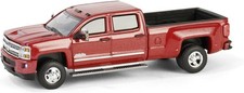 2018 Chevrolet Silverado 3500 HD Dually Red Metallic 1:64 Greenlight 46150D
