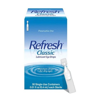 Refresh, Classic Lubricant Eye Drops, Count of 50