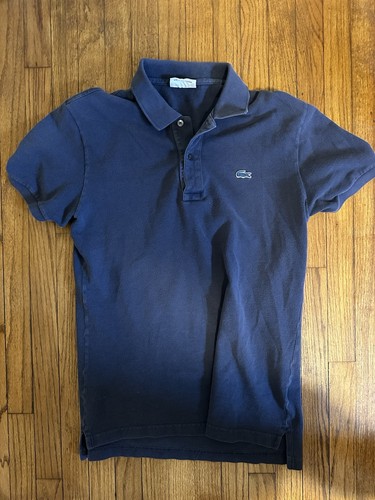 Lacoste for J Crew Polo Shirt - Men's Medium - Size 4 Light Blue