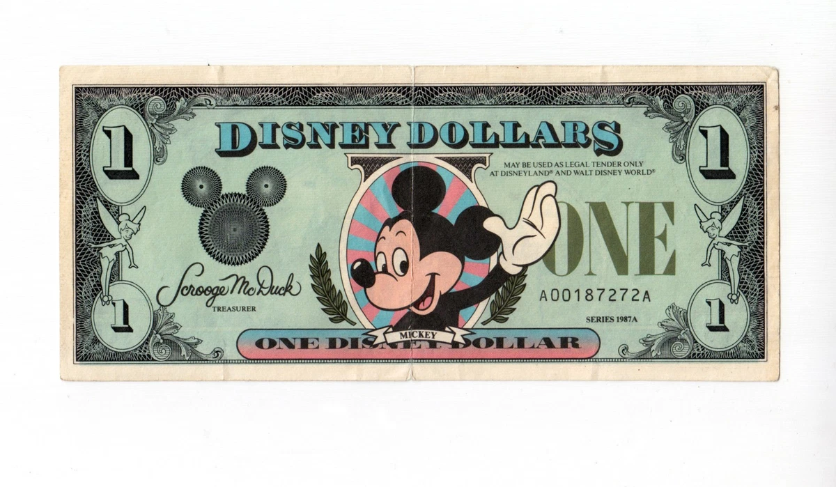 Disney Dollars 1987 for sale | eBay