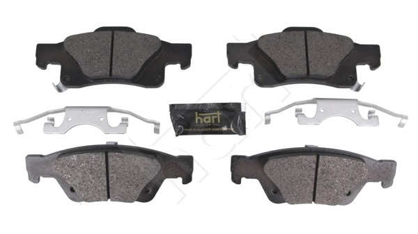 Hinterachse Hart 261 805 Bremsbelagsatz, Scheibenbremse FüR Dodge,Jeep-image
