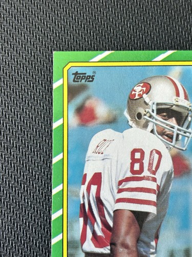 1986 Topps Jerry Rice #161 RC Rookie San Francisco 49ERS LP/MP - Picture 3 of 13