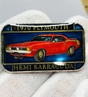 1 oz .999 Fine Silver Art Bar 1970 Plymouth HEMI Barracuda Custom Hand Enameled