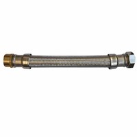 Panzerschlauch DN25 Edelstahl 800 Mm, Dvgw-Zertifiziert