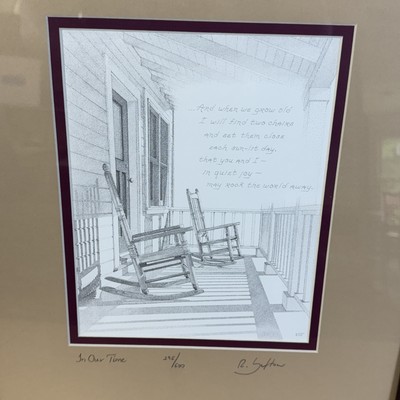 Robert Sexton  In Our Time  Framed Signed Lithograph Limited Edition #296/600
