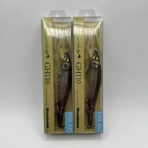 (2) Megabass GH110 Great Hunting Fine Art OneTen FA Ghost Wakasagi Fishing Lure