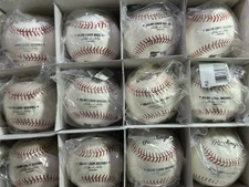 One dozen official major league replica baseballs NIB Selig