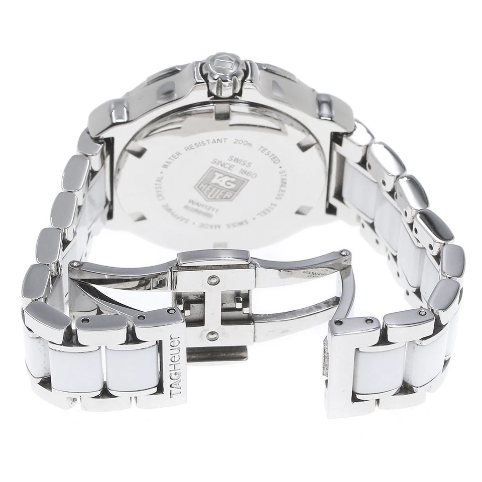 Reloj de cuarzo para dama TAG HEUER Formula 1 WAH1211 fecha esfera blanca_863957 Foto 3 de 4